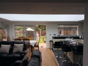 rear essex house extension lantern 07