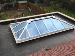 rear essex house extension lantern 17