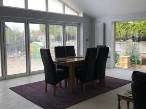 rear house extension bi folds 07