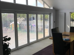 rear house extension bi folds 10