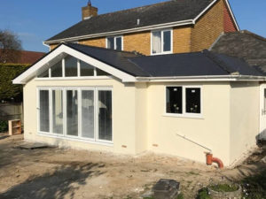 rear house extension bi folds 16